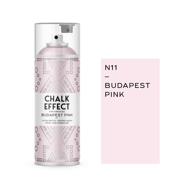 Xroma Kimolias se Spray Chalk Effect Budapest Pink No 11, 400ml